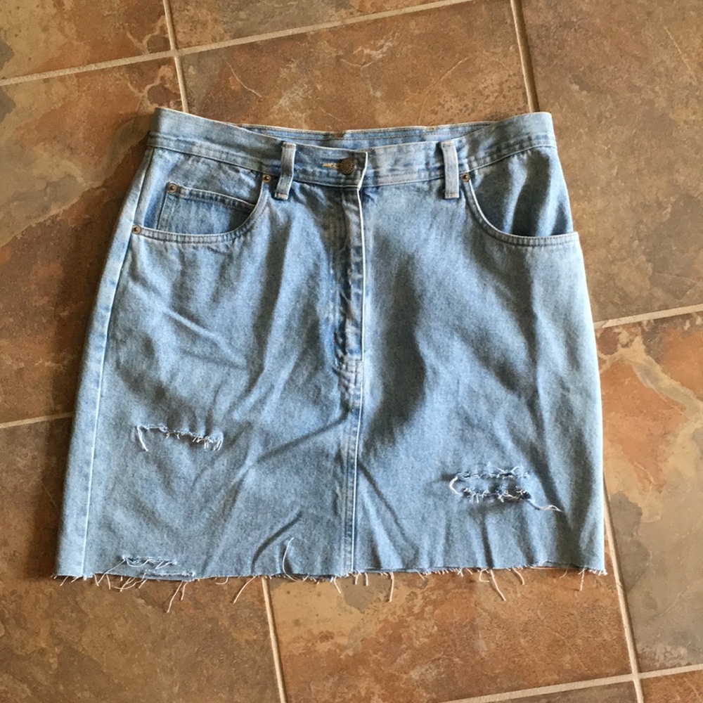 Vintage Denim Skirt